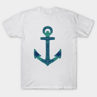 Ornate anchor. T-Shirt